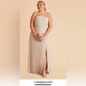 JULIET DRESS - CHIFFON NEUTRAL CHAMPAGNE Bridesmaid dress